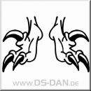 Aufkleber Krallen 008