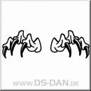 Aufkleber Krallen 012