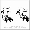 Aufkleber Krallen 023