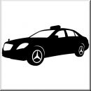 Aufkleber Auto Mercedes Benz Taxi