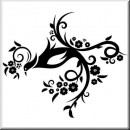 Folienaufkleber Chinese Floral Designs 70