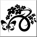 Folienaufkleber Chinese Floral Designs 71