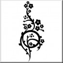 Folienaufkleber Chinese Floral Designs 83