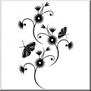 Folienaufkleber Chinese Floral Designs 90