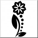 Folienaufkleber Floral Designs I 008
