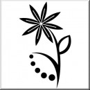 Folienaufkleber Floral Designs I 011