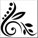Folienaufkleber Floral Designs I 016