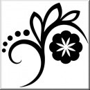 Folienaufkleber Floral Designs I 052