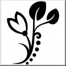 Folienaufkleber Floral Designs I 058