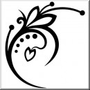 Folienaufkleber Floral Designs I 060