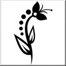 Folienaufkleber Floral Designs I 062