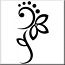 Folienaufkleber Floral Designs I 068