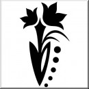 Folienaufkleber Floral Designs I 078