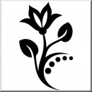 Folienaufkleber Floral Designs I 089