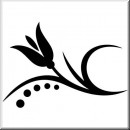 Folienaufkleber Floral Designs I 090