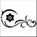Dekoaufkleber Scroll Designs 012